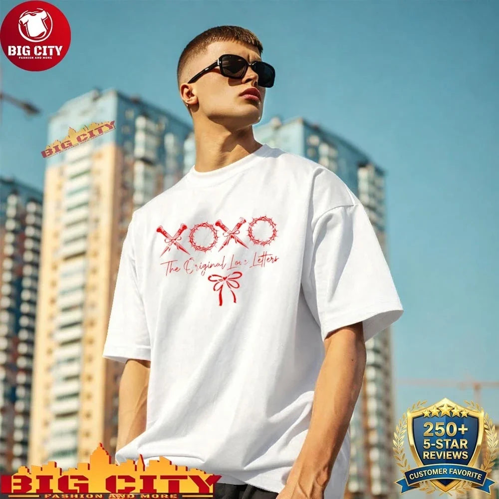 Nice Xoxo the Original Love Letters Valentine's Day - Adult & Kids T-Shirts, Sweatshirts & Hoodies apparel design preview 1