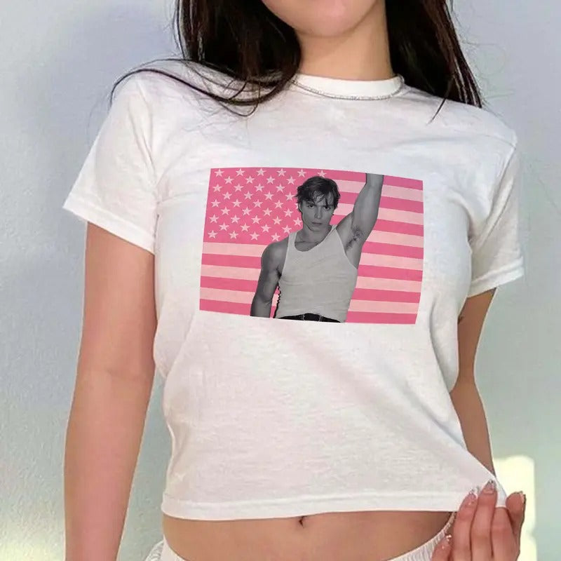 Nicholas Chavez Baby Pink America Lyle Menendez - Adult & Kids T-Shirts, Sweatshirts & Hoodies apparel design preview 1