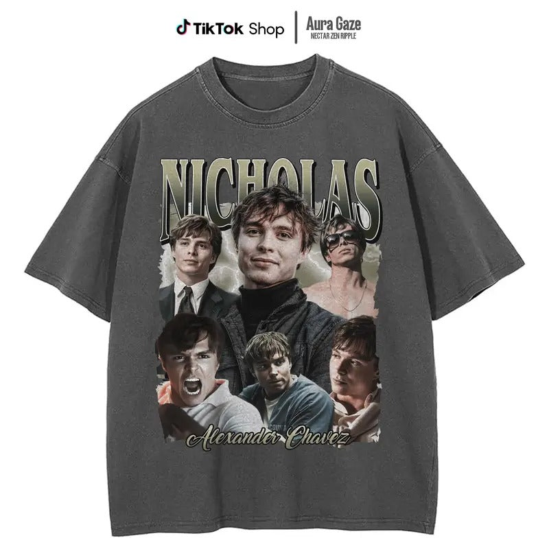 Nicholas Chavez Comfort Colors Y2K 90s Retro - Adult & Kids T-Shirts, Sweatshirts & Hoodies apparel design preview 1