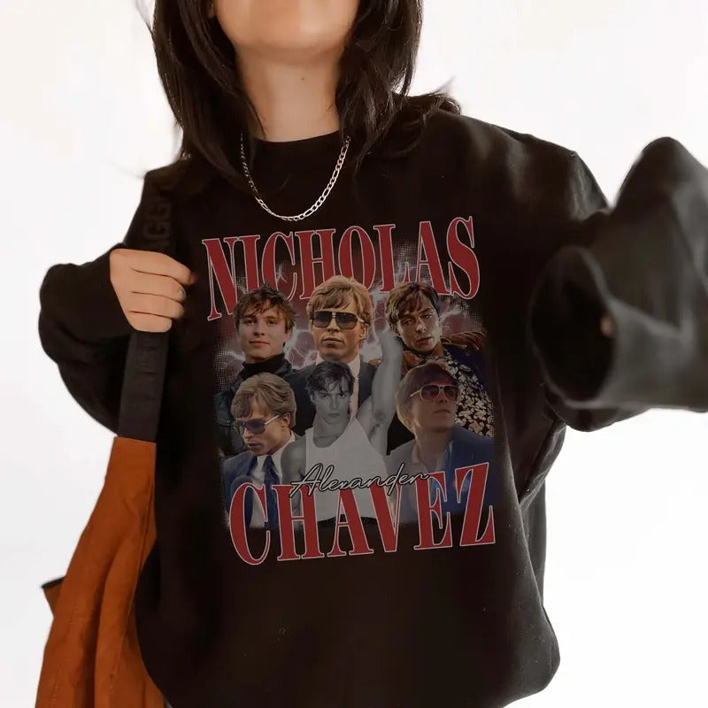 Nicholas Chavez Y2K Bootleg 90s Vintage Celebrity - Adult & Kids T-Shirts, Sweatshirts & Hoodies apparel design preview 1