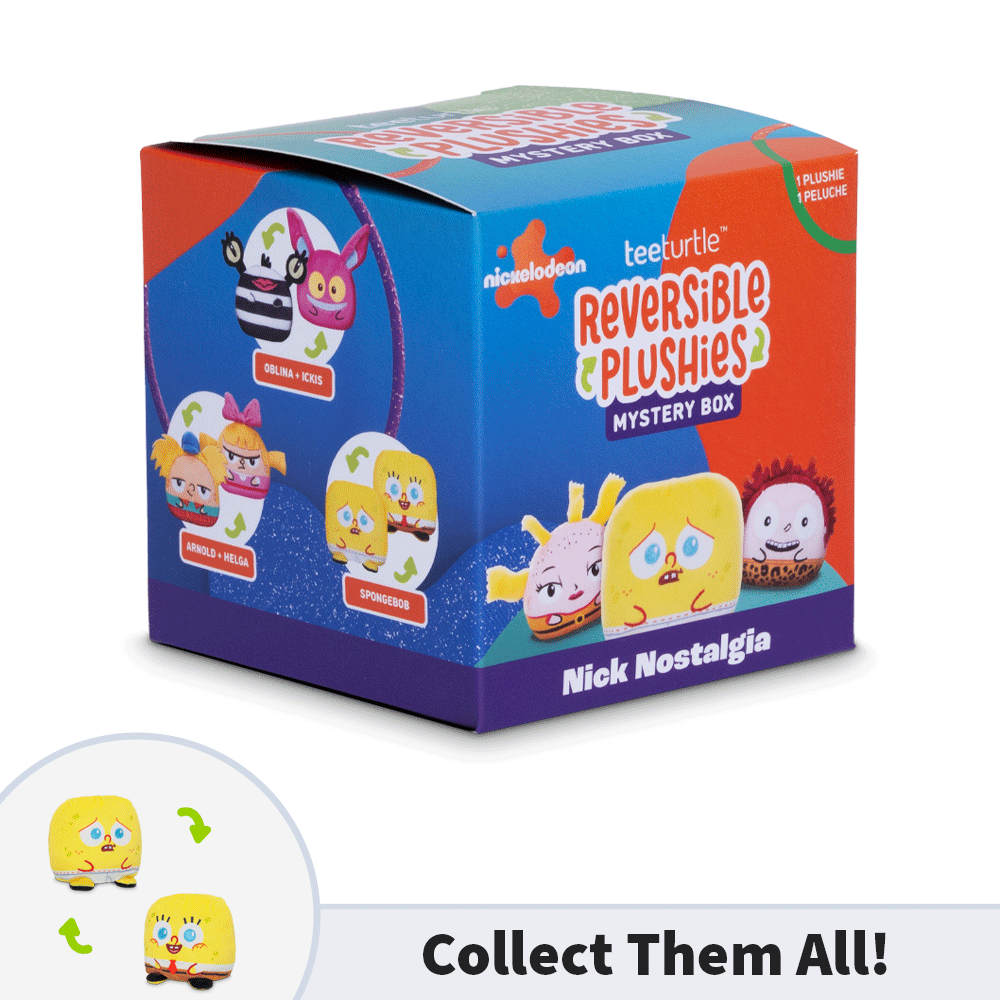Nick Nostalgia Reversible Plushie Mystery Box - Adult & Kids T-Shirts, Sweatshirts & Hoodies apparel design preview 1