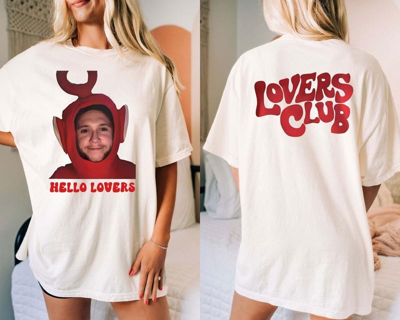Niiall H3llo Lovers Sh0w Liive T0ur 2024 Double Sided - Adult & Kids T-Shirts, Sweatshirts & Hoodies apparel design preview 1