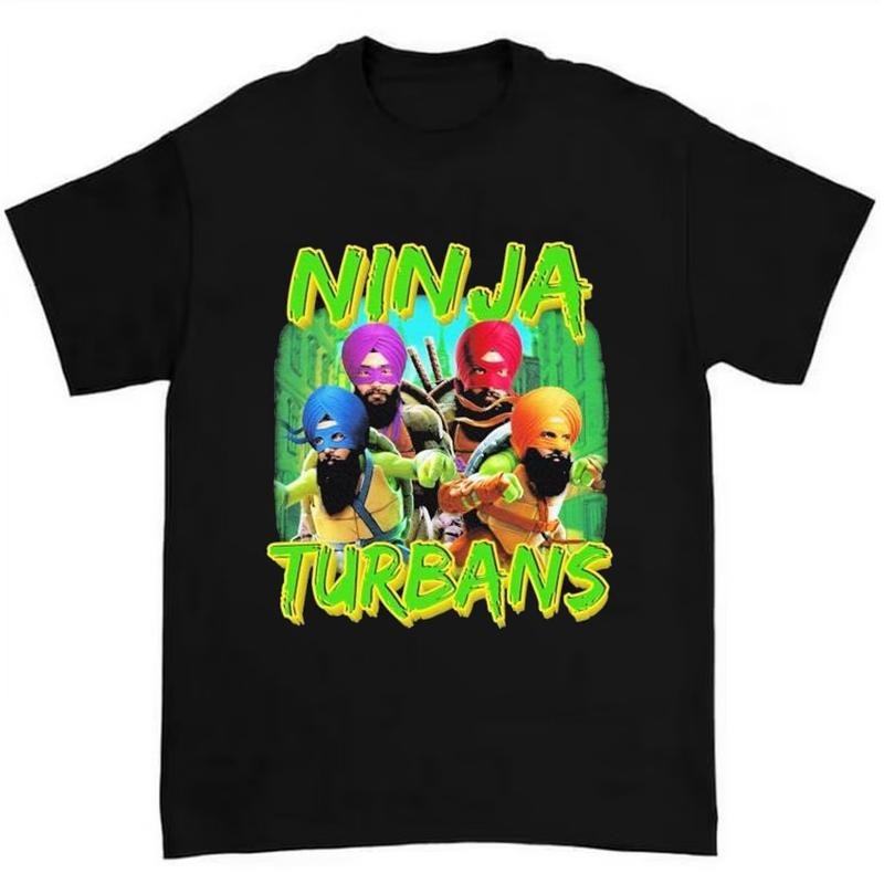 Ninja Turbans Bold Satirical Humor - Adult & Kids T-Shirts, Sweatshirts & Hoodies apparel design preview 1