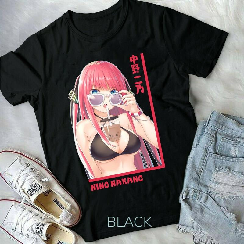 Nino Nakano 5 Toubun No Hanayome New Anime Waifu S - Adult & Kids T-Shirts, Sweatshirts & Hoodies apparel design preview 1