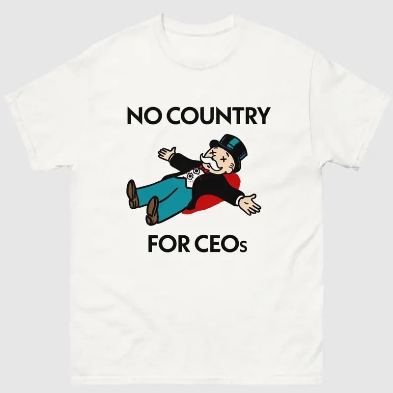No Country Ceos Black White Deny DDefend Dep00se - Adult & Kids T-Shirts, Sweatshirts & Hoodies apparel design preview 1