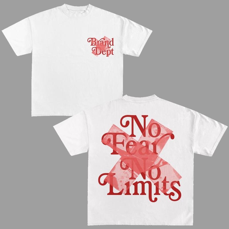 No Fear Limits HipHop Y2k Top Streetwear - Adult & Kids T-Shirts, Sweatshirts & Hoodies apparel design preview 1