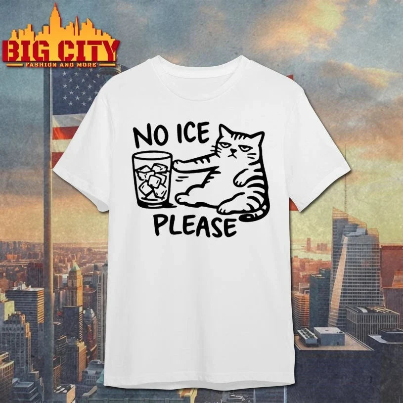 No Ice Please Cat - Adult & Kids T-Shirts, Sweatshirts & Hoodies apparel design preview 1