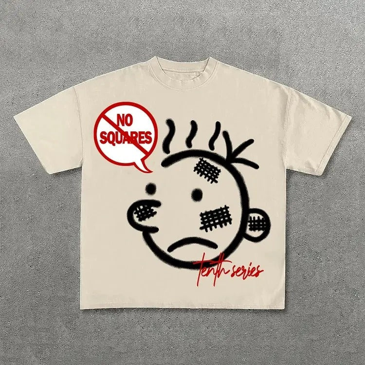 No Squares Retro Street Pattern Cotton S 4XL Multiple - Adult & Kids T-Shirts, Sweatshirts & Hoodies apparel design preview 1