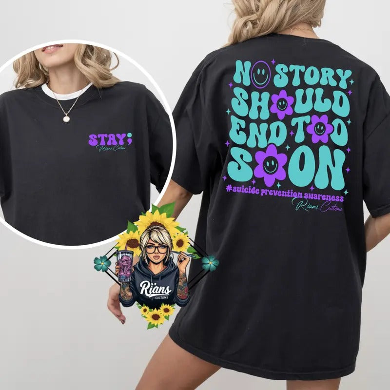 No Story Should End Soon Comfortable - Adult & Kids T-Shirts, Sweatshirts & Hoodies apparel design preview 1
