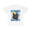 "No Thought Head Empty" Funny Meme Cat - Adult & Kids T-Shirts, Sweatshirts & Hoodies apparel design preview 1
