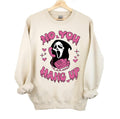 No You Hang Up Ghostface Valentine Halloween Funny - Adult & Kids T-Shirts, Sweatshirts & Hoodies apparel design preview 1