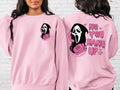 No You Hang Up Halloween Ghostface Valentine Funny - Adult & Kids T-Shirts, Sweatshirts & Hoodies apparel design preview 1