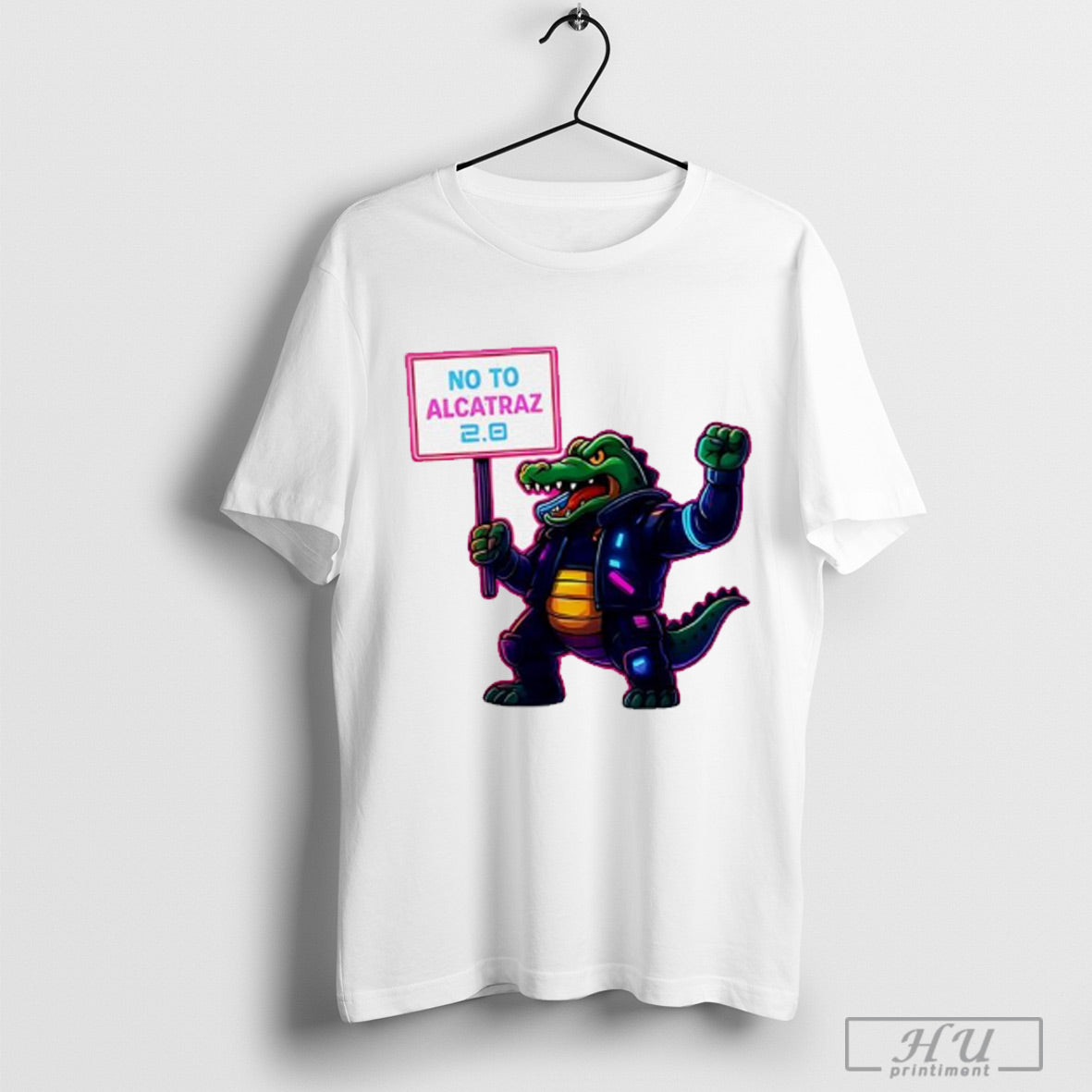 No To Alcatraz 2 0 - Adult & Kids T-Shirts, Sweatshirts & Hoodies apparel design preview 1