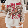 North Pole Rodeo Cowboy Santa Country Western Claus - Adult & Kids T-Shirts, Sweatshirts & Hoodies apparel design preview 1