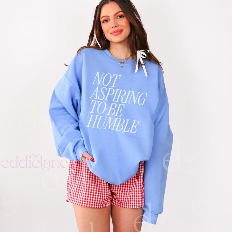 Not Aspiring Be Humble Kamala Harriis Quote - Adult & Kids T-Shirts, Sweatshirts & Hoodies apparel design preview 1