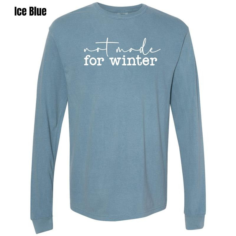 Not Winter Comfort Colors 'NLB' - Adult & Kids T-Shirts, Sweatshirts & Hoodies apparel design preview 1