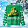 Not Meeting Expectations Ugly Christmas Sweater - Holiday Gift product image
