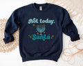 Not Today Santa Jewish Merry Funny Hanukkah Religious - Adult & Kids T-Shirts, Sweatshirts & Hoodies apparel design preview 1