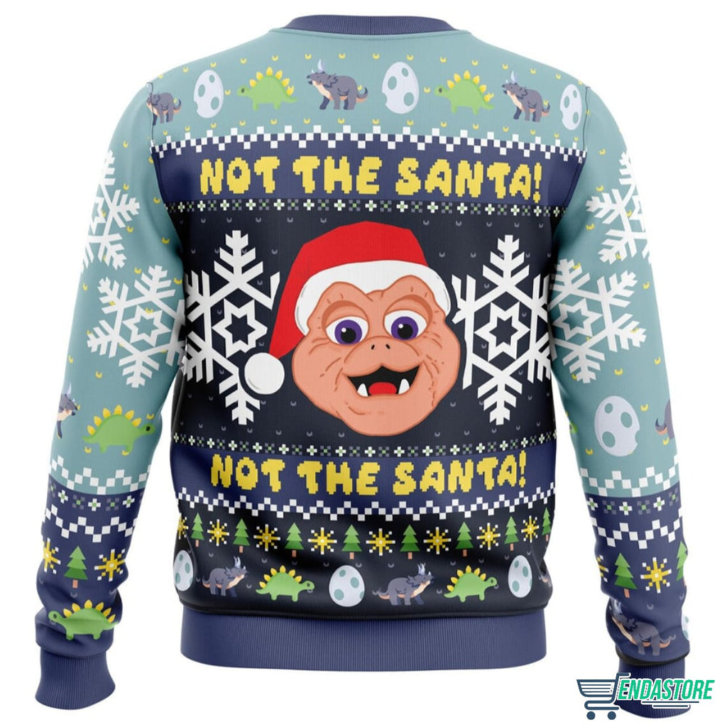 Not the Santa Dinosaurs 3D Ugly Christmas Sweater - Holiday Gift product image 2