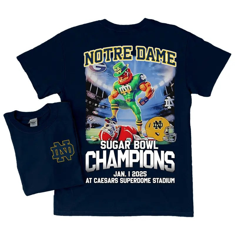 Notre Dame Fighting Irish 2025 Sugar Bowl Champs - Adult & Kids T-Shirts, Sweatshirts & Hoodies apparel design preview 1