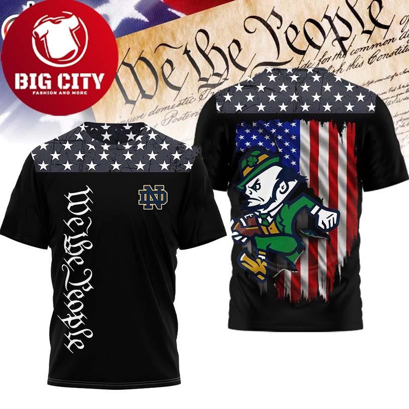Notre Dame Fighting Irish NCAA We The People Two - Adult & Kids T-Shirts, Sweatshirts & Hoodies apparel design preview 1