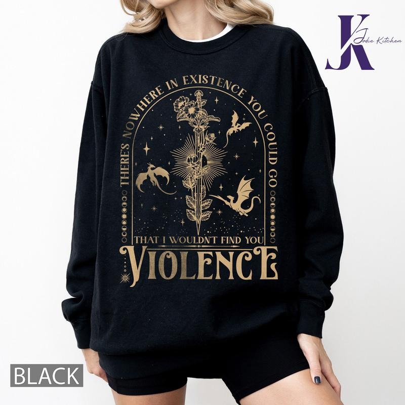 Nowhere Existence Violence Comfort Colors Violet - Adult & Kids T-Shirts, Sweatshirts & Hoodies apparel design preview 1