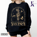 Nowhere Existence Violence Comfort Colors Violet - Adult & Kids T-Shirts, Sweatshirts & Hoodies apparel design preview 1