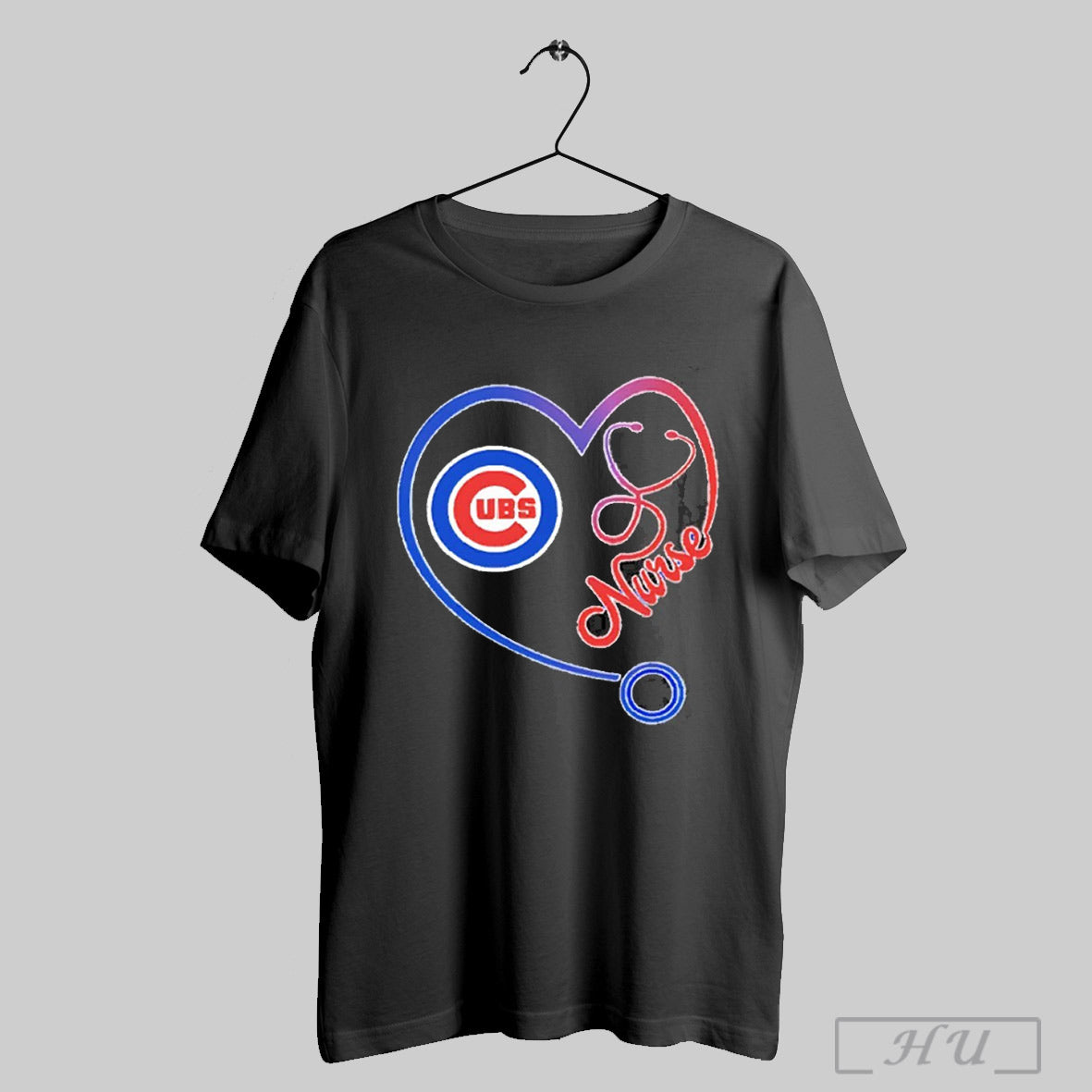 Nurse Chicago Cubs Stethoscope 2025 - Adult & Kids T-Shirts, Sweatshirts & Hoodies apparel design preview 1