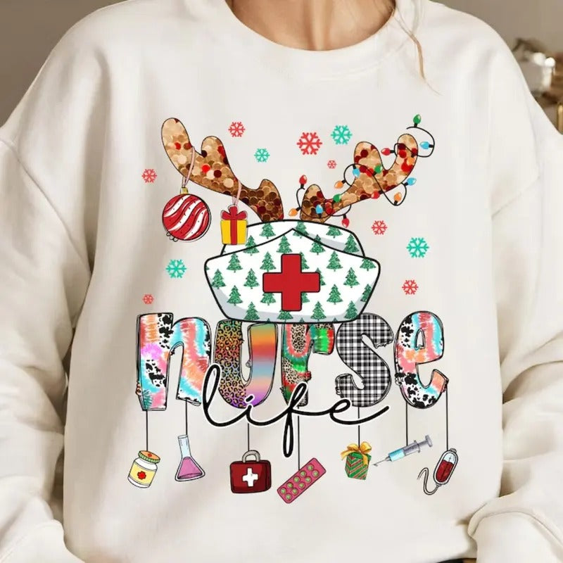 Nurse Life Gingerbread Woman - Adult & Kids T-Shirts, Sweatshirts & Hoodies apparel design preview 1