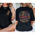 Nurse Life Skeleton Two Sides Some Days Rocks Me - Adult & Kids T-Shirts, Sweatshirts & Hoodies apparel design preview 1