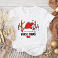 Nurse Squad Matching Nursing Reindeer School Xmas - Adult & Kids T-Shirts, Sweatshirts & Hoodies apparel design preview 1