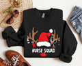 Nurse Squad Matching Nursing Reindeer School Xmas - Adult & Kids T-Shirts, Sweatshirts & Hoodies apparel design preview 1
