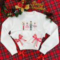 Nutcracker Ballet Side Bow Embroidery Merry - Adult & Kids T-Shirts, Sweatshirts & Hoodies apparel design preview 1