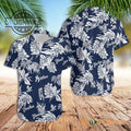 Ny Yankees Hawaiian New York Tropical Flower Button - Adult & Kids T-Shirts, Sweatshirts & Hoodies apparel design preview 1