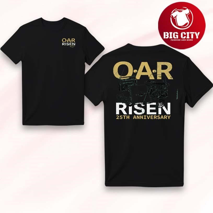 O A R Risen Vinyl Bundle 25th Anniversary Two Sided - Adult & Kids T-Shirts, Sweatshirts & Hoodies apparel design preview 1