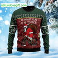 O What Fun It Is To Ride Ugly Christmas Sweater - Holiday Gift product image