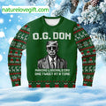 O.G. Don Making Liberals Cry One Tweet At A Time Ugly Christmas Sweater - Holiday Gift product image