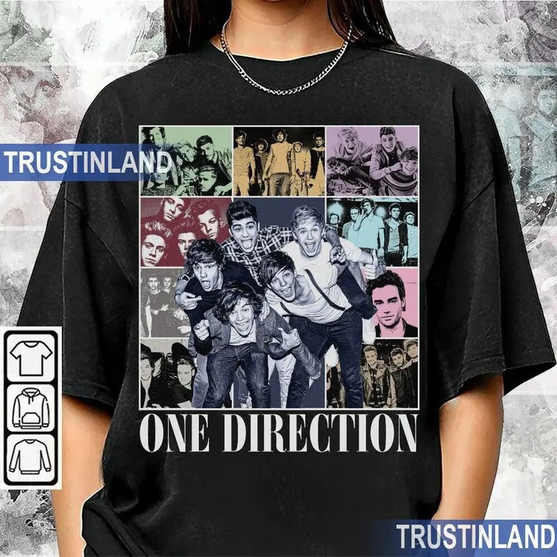 O.Ne Dir.Ection Funny Pop Music Fan - Adult & Kids T-Shirts, Sweatshirts & Hoodies apparel design preview 1