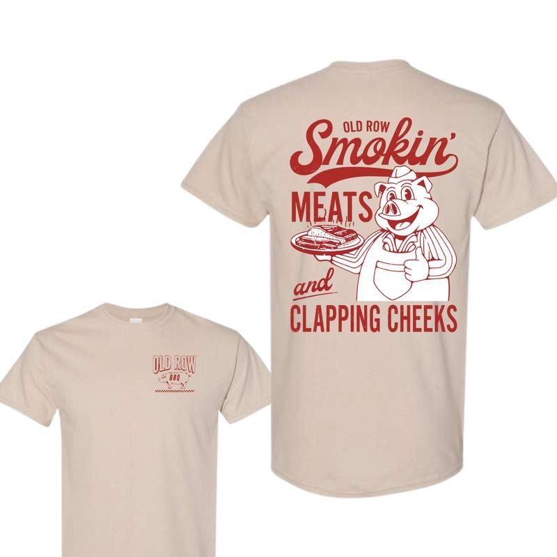 OLD ROW SMOKIN MEATS 2 SIDES S 4XL - Adult & Kids T-Shirts, Sweatshirts & Hoodies apparel design preview 1
