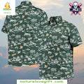 Oakland A's Hawaiian Classic Island Scenery Baseball - Adult & Kids T-Shirts, Sweatshirts & Hoodies apparel design preview 1