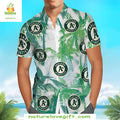 Oakland A's Hawaiian Lush Palm Stylish Baseball - Adult & Kids T-Shirts, Sweatshirts & Hoodies apparel design preview 1