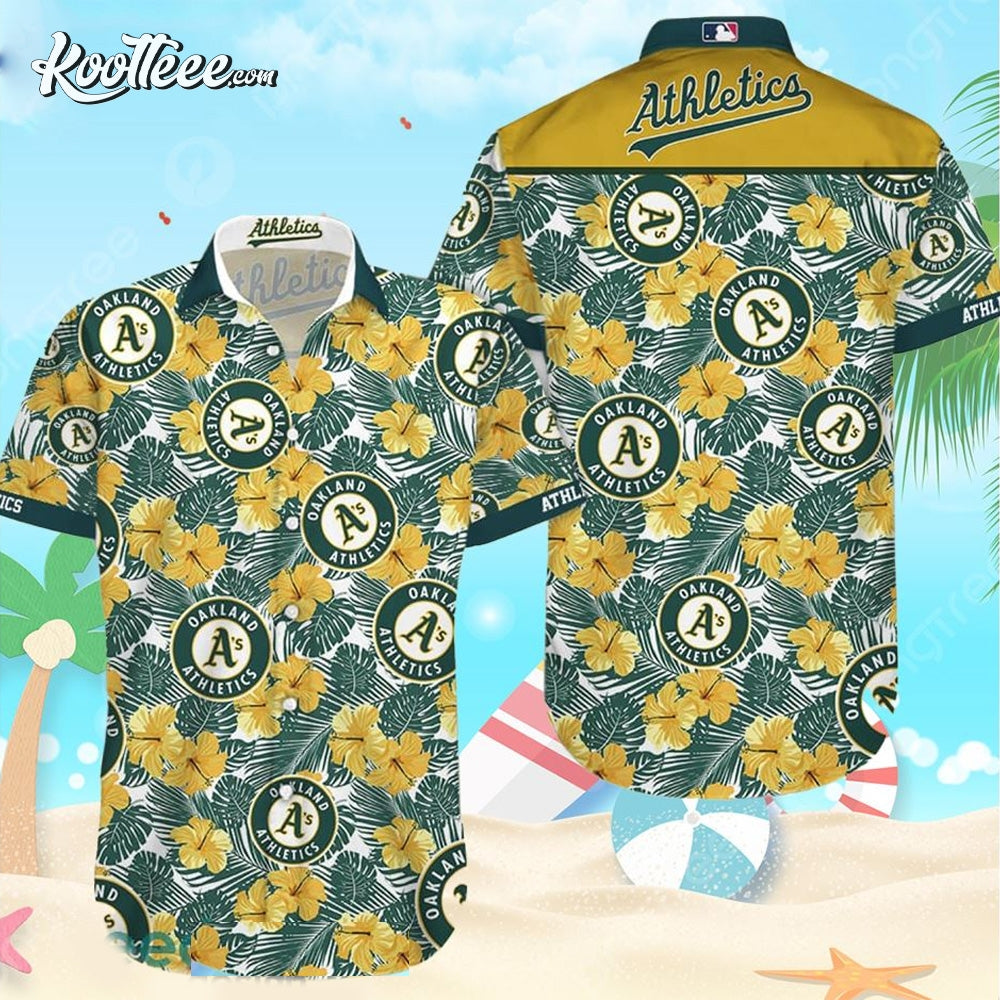 Oakland Athletics Aloha Beach Gift Hawaiian - Adult & Kids T-Shirts, Sweatshirts & Hoodies apparel design preview 1