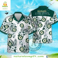 Oakland Athletics Hawaiian Monochrome Leafy Design - Adult & Kids T-Shirts, Sweatshirts & Hoodies apparel design preview 1
