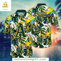 Oakland Athletics Hawaiian MLB Baseball Apparel - Adult & Kids T-Shirts, Sweatshirts & Hoodies apparel design preview 1