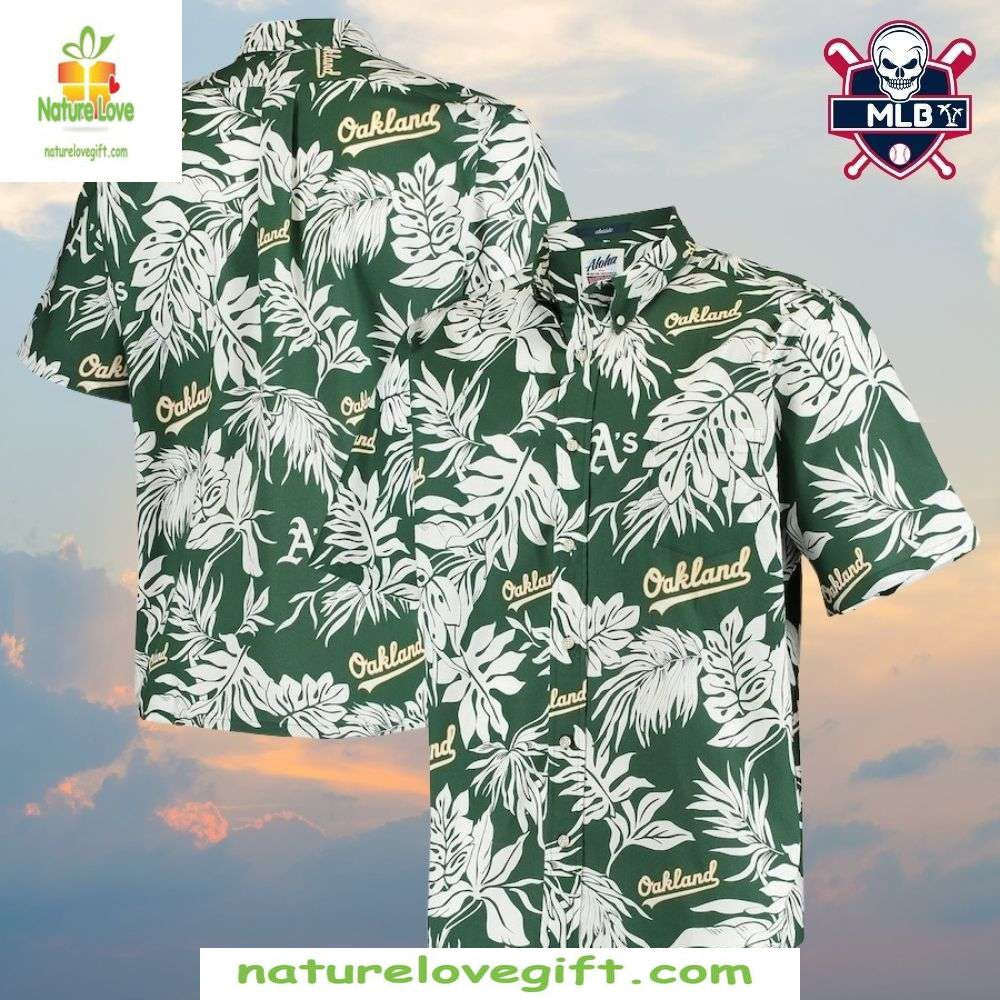 Oakland Athletics Hawaiian Aloha Baseball Apparel - Adult & Kids T-Shirts, Sweatshirts & Hoodies apparel design preview 1