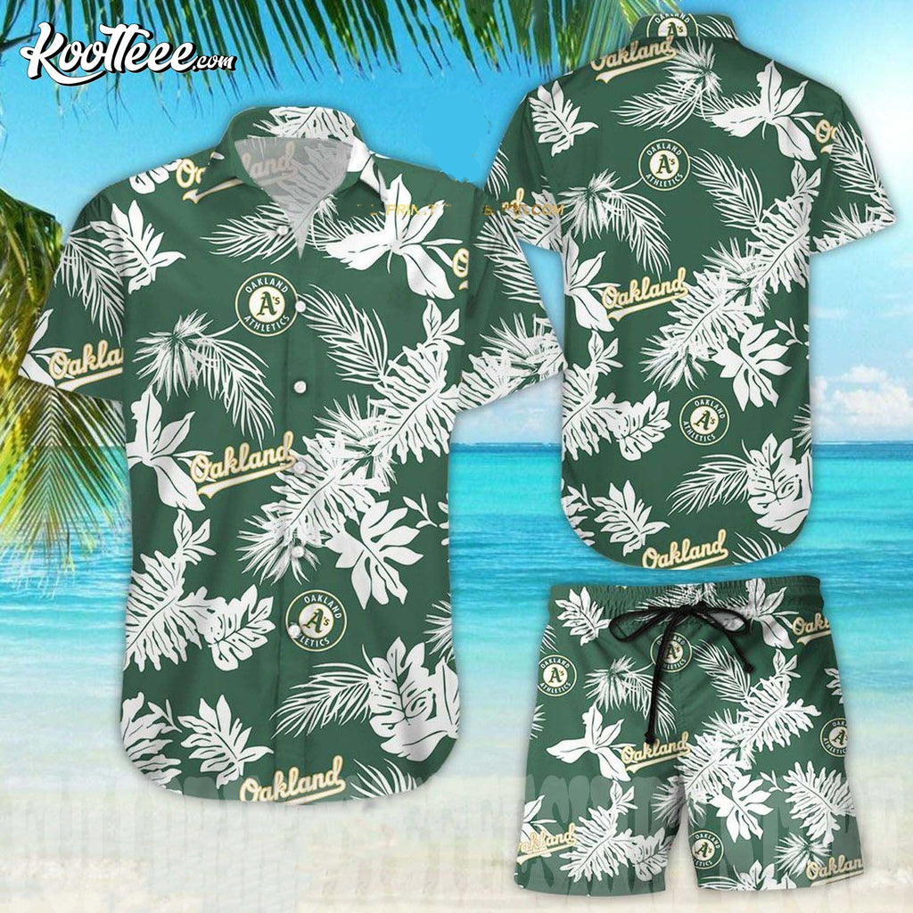 Oakland Athletics Tropical Pattern Hawaiian And - Adult & Kids T-Shirts, Sweatshirts & Hoodies apparel design preview 1