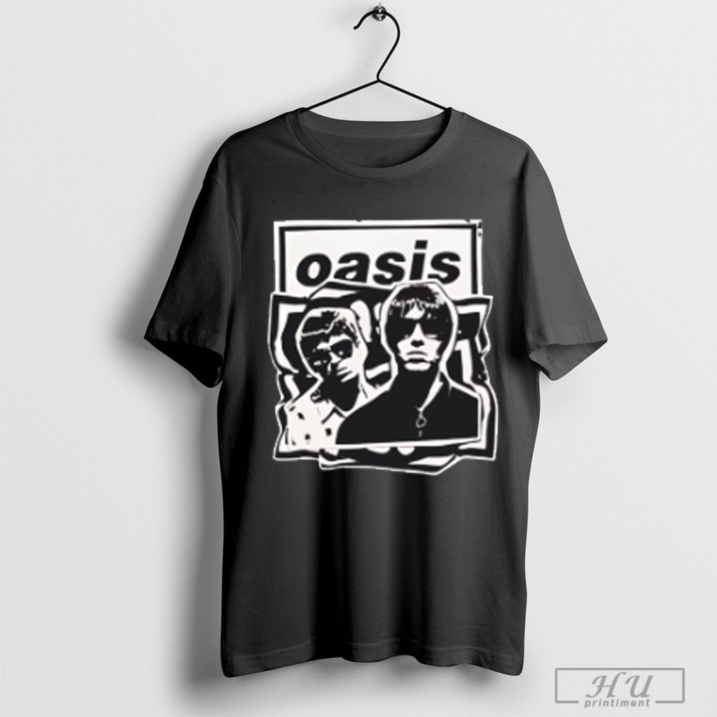 Oasis Live 25 Cut Out Photo Tour - Adult & Kids T-Shirts, Sweatshirts & Hoodies apparel design preview 1