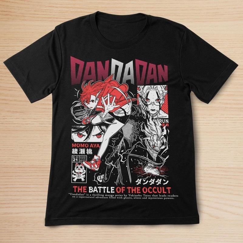 Occult Anime Battle - Adult & Kids T-Shirts, Sweatshirts & Hoodies apparel design preview 1