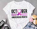 October Awareness Month Breast Cancer Domestic - Adult & Kids T-Shirts, Sweatshirts & Hoodies apparel design preview 1