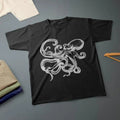 Octopus Ink Drawing Kraken Various Sizes Colours Made - Adult & Kids T-Shirts, Sweatshirts & Hoodies apparel design preview 1